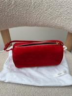 The Row 90's Bag Tas Clutch Mini Rood Suede Leer, Ophalen, Nieuw, Rood, Avondtasje