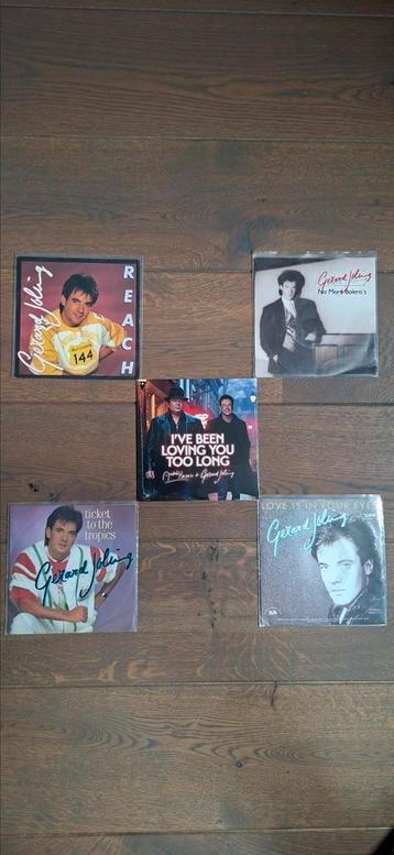 Gerard Joling vinyl singles (1x nieuw en 4 x in nette staat) beschikbaar voor biedingen