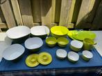 Leuke set fris groene Mepal schalen bakjes campingservies, Ophalen of Verzenden, Zo goed als nieuw