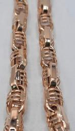 gouden fantasie ketting 14kt, Sieraden, Tassen en Uiterlijk, Kettingen, Www.bredajuwelier.nl, Nieuw, Ophalen of Verzenden, Www.bredajuwelier.nl