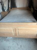 Complete massief houten slaapkamer gekrijt eiken, Huis en Inrichting, Ophalen of Verzenden, Zo goed als nieuw, Tweepersoons