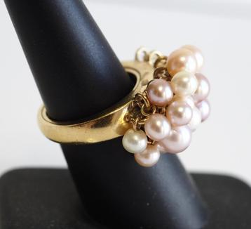 18 krt gouden ring met parels Mimi Milano beschikbaar voor biedingen