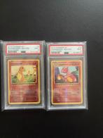 PSA 9 Charmander & Charmeleon Reverse Foil XY Evolutions, Ophalen of Verzenden, Zo goed als nieuw, Meerdere kaarten, Foil