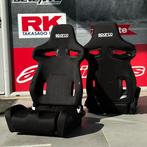 Sparco R333 Zwart Kuipstoel Sportstoel Racestoel, Auto diversen, Tuning en Styling, Ophalen of Verzenden