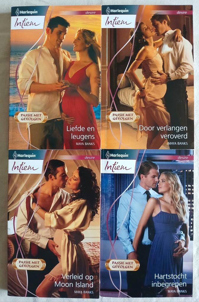 HARLEQUIN INTIEM SERIE PASSIE MET GEVOLGEN, Boeken, Romans, Zo goed als nieuw, Ophalen of Verzenden