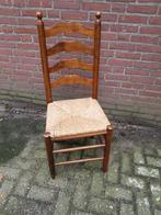 boerenstoel vintage met rieten zitting, Antiek en Kunst, Antiek | Meubels | Stoelen en Banken, Ophalen of Verzenden