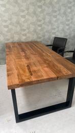 Mango houten tafel rechthoek 220, Huis en Inrichting, Tafels | Eettafels, Ophalen, Gebruikt, 100 tot 150 cm, 200 cm of meer