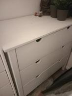 ladenkast commode wit massief hout, Ophalen, Gebruikt, 3 of 4 laden, Minder dan 100 cm