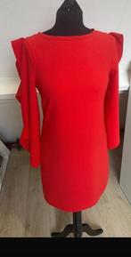 Pinko jurk kerstmis rood 34, Ophalen of Verzenden, Zo goed als nieuw, Maat 34 (XS) of kleiner, Boven de knie
