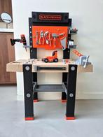 Smoby Black + Decker werkbank, Ophalen of Verzenden, Zo goed als nieuw