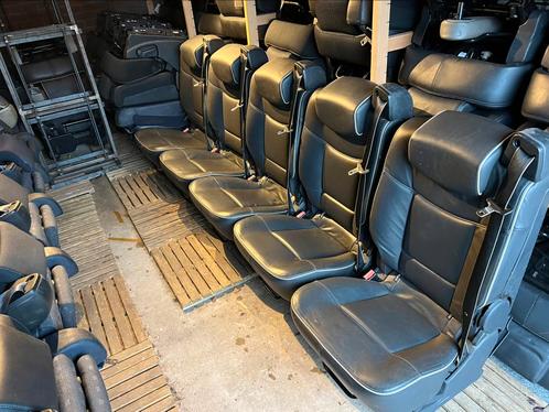 15 zwart leren stoelen 3p gordel isofix zelfbouwcamper bus, Auto-onderdelen, Interieur en Bekleding, Nieuw, Ophalen of Verzenden