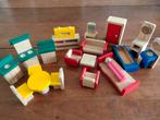 Houten poppenhuis meubeltjes., Verzamelen, Poppenhuizen en Toebehoren, Ophalen of Verzenden, Zo goed als nieuw, Poppenhuis