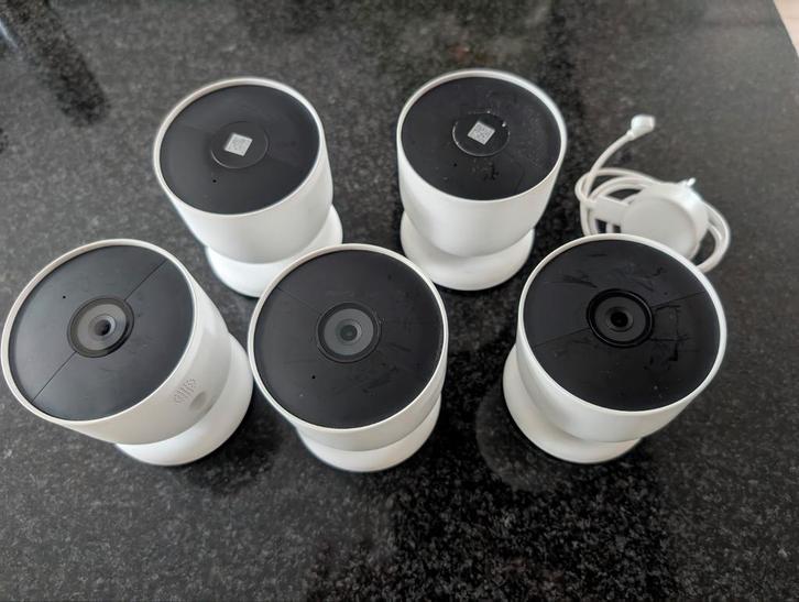 5x GOOGLE NEST CAM IND/OUTD Draadloze Beveiligingscamera's, Audio, Tv en Foto, Videobewaking, Zo goed als nieuw, Buitencamera