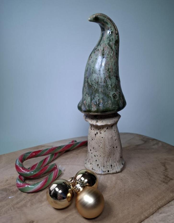 Handgemaakte keramiek paddenstoel Rainforest., Huis en Inrichting, Woonaccessoires | Overige, Nieuw, Ophalen of Verzenden