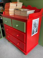Commode, massief grenen, Huis en Inrichting, Ophalen, 100 tot 150 cm, 50 tot 100 cm, Zo goed als nieuw