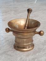 zware koperen vintage vijzel mooie staat (1,5kg), Ophalen of Verzenden, Koper
