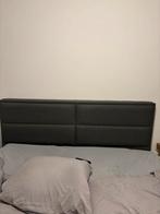 Hoofdboord donkergrijs, Huis en Inrichting, Slaapkamer | Boxsprings, Ophalen of Verzenden, Zo goed als nieuw, Tweepersoons