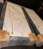 Bed, Huis en Inrichting, Ophalen, Overige materialen, Zwart, Tweepersoons