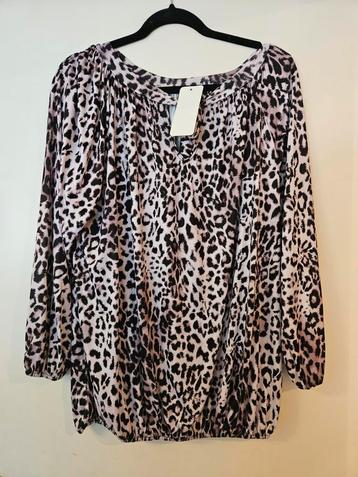 Ballontop Shirt met Luipaardprint nieuw  beschikbaar voor biedingen