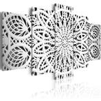 264 Abstract Art XXL 5 Luik Canvas Schilderij 200x100 Nieuw, Ophalen of Verzenden