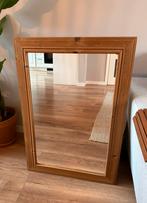 Houten spiegel, Huis en Inrichting, Ophalen, Gebruikt, Minder dan 100 cm, Rechthoekig