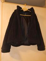 Zwarte Teddy Jas - Clockhouse - Maat 44, Zwart, Maat 42/44 (L), Ophalen of Verzenden, Zo goed als nieuw