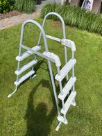 Intex zwembad 4.27m x 1.07m frame, zwemtrap, filterpomp, Tuin en Terras, Zwembad-toebehoren, Ophalen, Gebruikt
