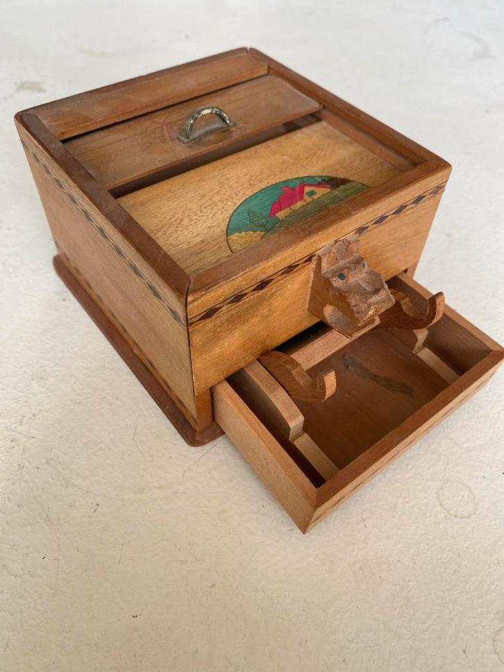 Cigarettendoosje uit Japan rond 1960, Antiek en Kunst, Curiosa en Brocante, Ophalen of Verzenden