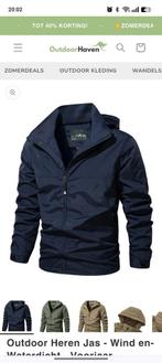 Outdoor herenjas tussenjas  L wind waterdicht blauw nieuw, Kleding | Heren, Ophalen of Verzenden, Nieuw, Maat 52/54 (L), Blauw
