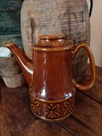 Oude brocante koffie thee kan bruinige kleur MOET WEG, Overige materialen, ., Overige typen, Ophalen of Verzenden