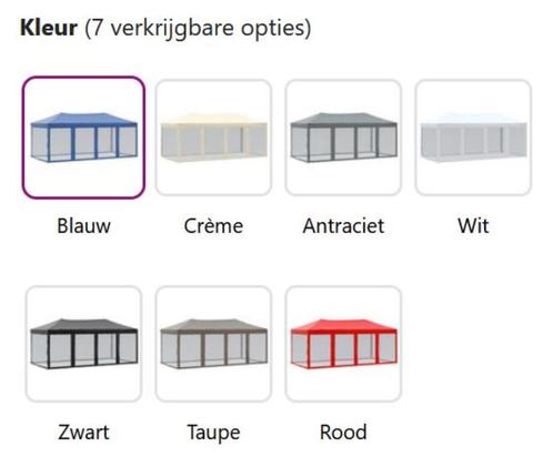 Partytent opvouwbaar paviljoen pagodetent 3x6 GRATIS BZRGD, Tuin en Terras, Partytenten, Nieuw, Partytent, 2 meter of meer, 5 tot 8 meter