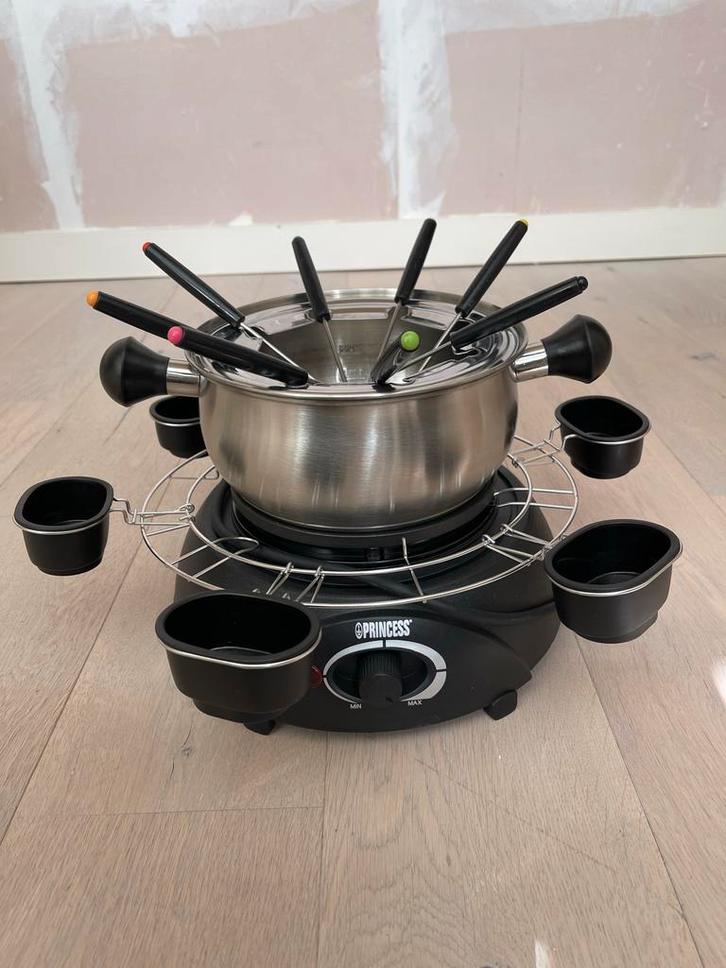 Complete Fondueset - Princess Classic Family, Witgoed en Apparatuur, Fonduesets, Zo goed als nieuw, Fondueset, Elektrisch, Ophalen of Verzenden