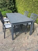 Hartman tuinset, Tuin en Terras, Tuinsets en Loungesets, Ophalen, 4 zitplaatsen, Gebruikt, Aluminium