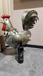 Grote Metalen Haan Decoratie - Handgemaakt, Tuin en Terras, Ophalen of Verzenden, Nieuw, Metaal, Dierenbeeld