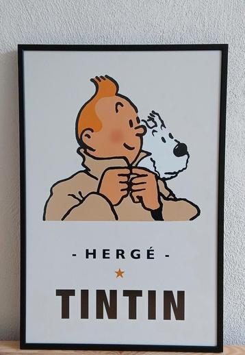 Hergé _ TinTin Poster, (Kuifje - Bobbie) beschikbaar voor biedingen