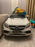 Mercedes-AMG kinderauto met motor & accu wit, Ophalen, Gebruikt, Overige typen