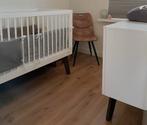 Ledikant/ wieg Sixties wit 70x140 +toebehoren, Ophalen, Zo goed als nieuw, 140 tot 160 cm, 70 tot 85 cm