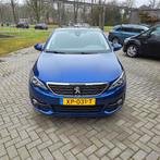 Peugeot 308 1.2 Puretech 110pk S&S 2019 Blauw, Auto's, Voorwielaandrijving, Zwart, Blauw, Leder en Stof