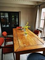 Mooie grote teak eettafel: 230x100, Huis en Inrichting, Tafels | Eettafels, Ophalen, Gebruikt, 100 tot 150 cm, Teakhout