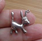 zilveren vintage bedel ezel [519], Sieraden, Tassen en Uiterlijk, Bedels, Overige merken, Verzenden, Zo goed als nieuw, 1 bedel