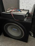 Magnat subwoofer met versterker, Auto diversen, Ophalen of Verzenden, Gebruikt