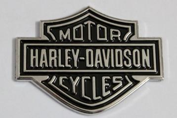 Harley Davidson metalen sticker 3D chrome klein beschikbaar voor biedingen