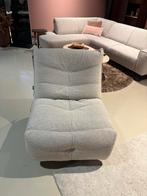 Showmodel Relaxfauteuil Creme Zwart Frame, Ophalen, 100 tot 125 cm, Zo goed als nieuw, 75 tot 100 cm