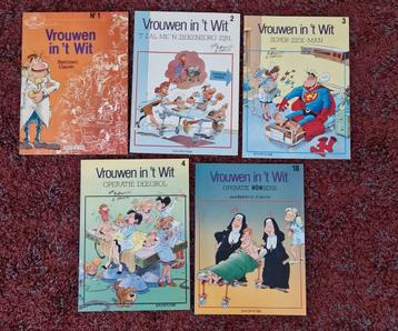 5 stripboeken "vrouwen in het wit", delen 1, 2, 3 4 en 18 beschikbaar voor biedingen