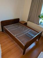 Auping bed met spiraalbodem 140x200, Huis en Inrichting, Gebruikt, Bruin, Tweepersoons, 200 cm