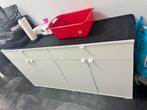 Ikea buffetkast wit VIHALS, Huis en Inrichting, Kasten | Buffetkasten, Ophalen, Zo goed als nieuw, 25 tot 50 cm