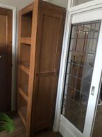 Teak robuuste kast met zijdeuren, Antiek en Kunst, Antiek | Meubels | Kasten, Ophalen of Verzenden