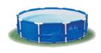 Intex zwembad, doorsne 366cm, hoogte 76cm, Ophalen, Gebruikt, Minder dan 80 cm, Rond