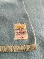 Lichtblauwe wollen deken 190 x 220 cm, Ophalen of Verzenden