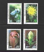 India 908-911  Bloemenplanten flora 1982 serie PF, Verzenden, Postfris, Dier of Natuur